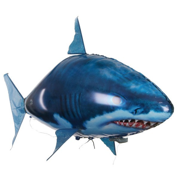 Remote Control Shark Toy Air Swimming Fish Infrared Flying RC Airplanes Balloons 498323796123