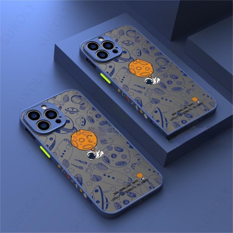 Astronaut Phone Case Doodle Moon Cartoon Eye Protection 49999fe7 7ae2 4ac5 952a 823b2cb09f84