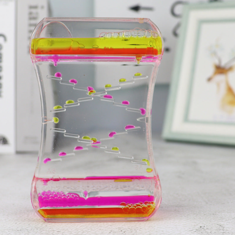 Creative Cruise Fluid Liquid Hourglass Quicksand Timer 2024 Ins Living Room Office Ornaments Desk Table Decorations Home Deco