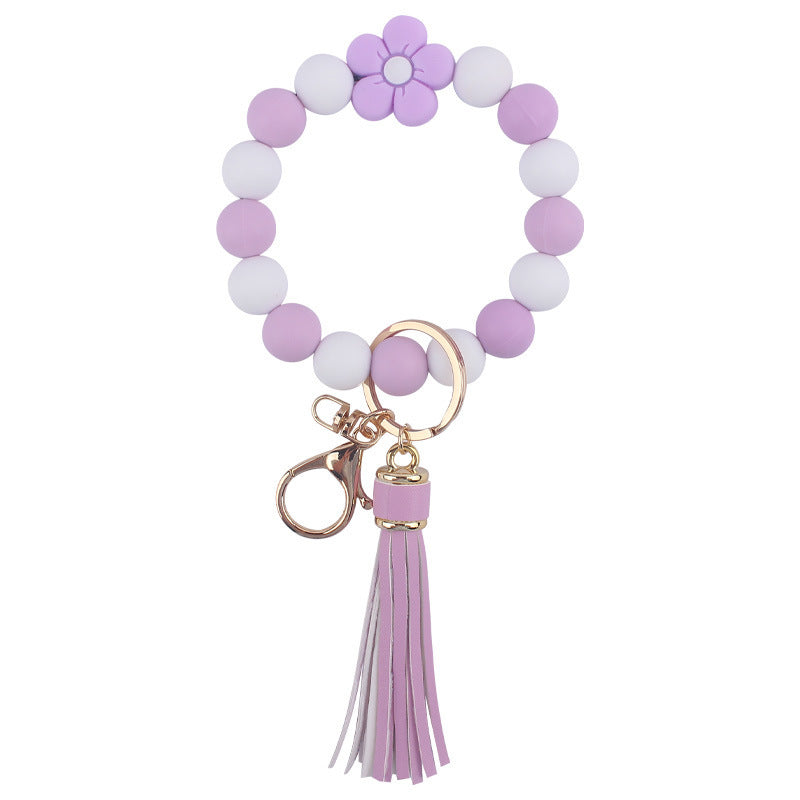 Cartoon Silicone Flower Bracelet Keychain 49d25fe9 ebfb 4516 9a01 1286ddcda6d7