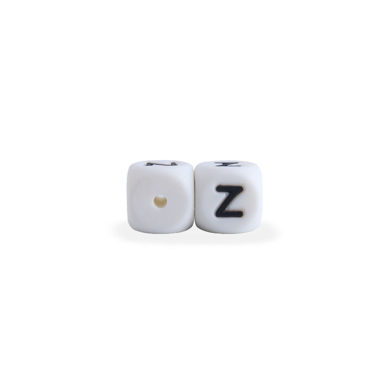 12mm Baby Products 26 Silicone English Alphabet Beads Teeth Accessories - HD Wireless Product #31