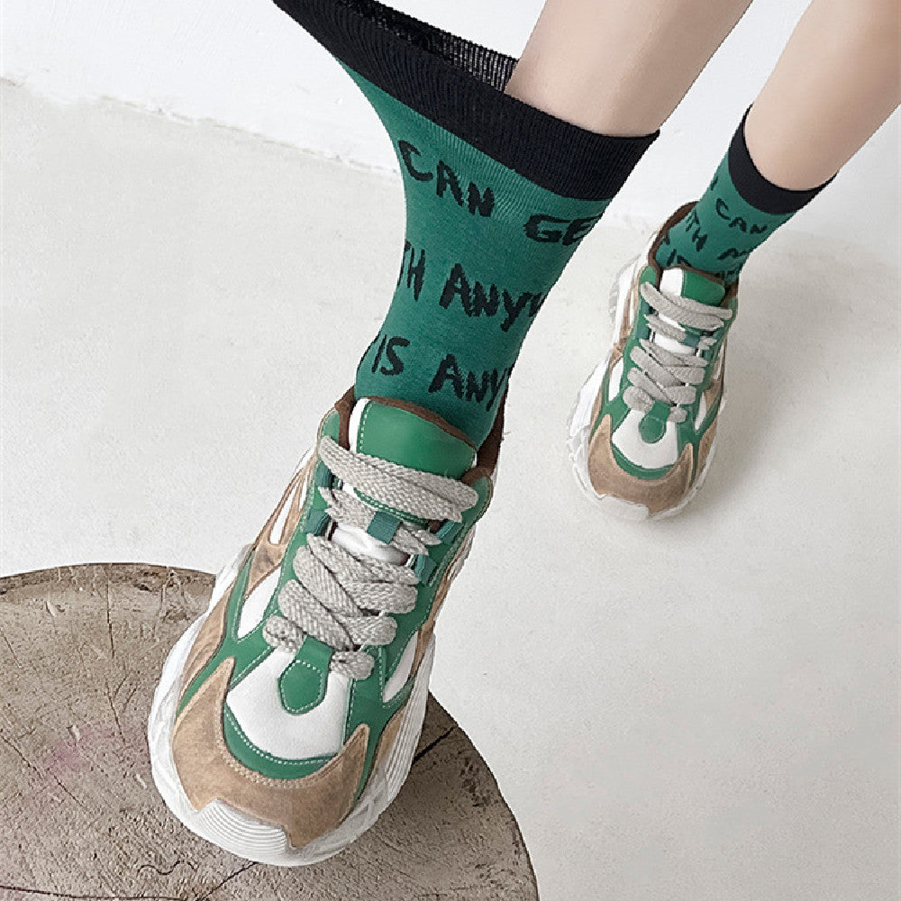 Green Women's Spring And Autumn Stockings 4a2cceeb 03f0 41e5 9bcc 81acc81ef4fd