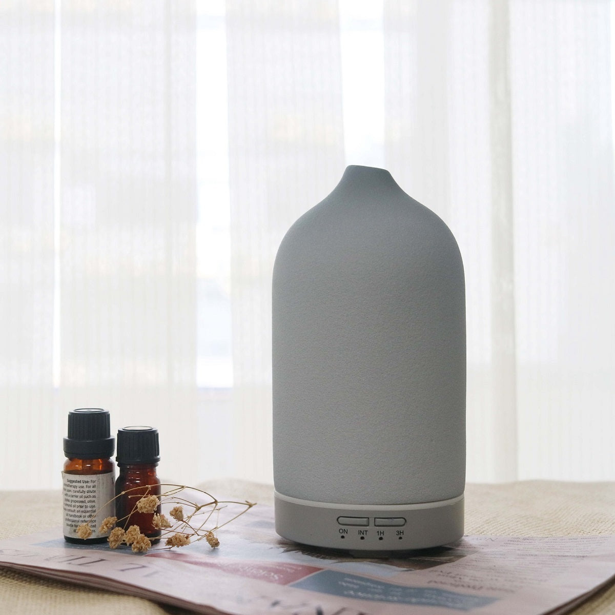 5 Colors Humificador Ceramic Aroma Diffuser Ultrasonic Diffusers Ceramic Humidifier - HD Wireless Product #10
