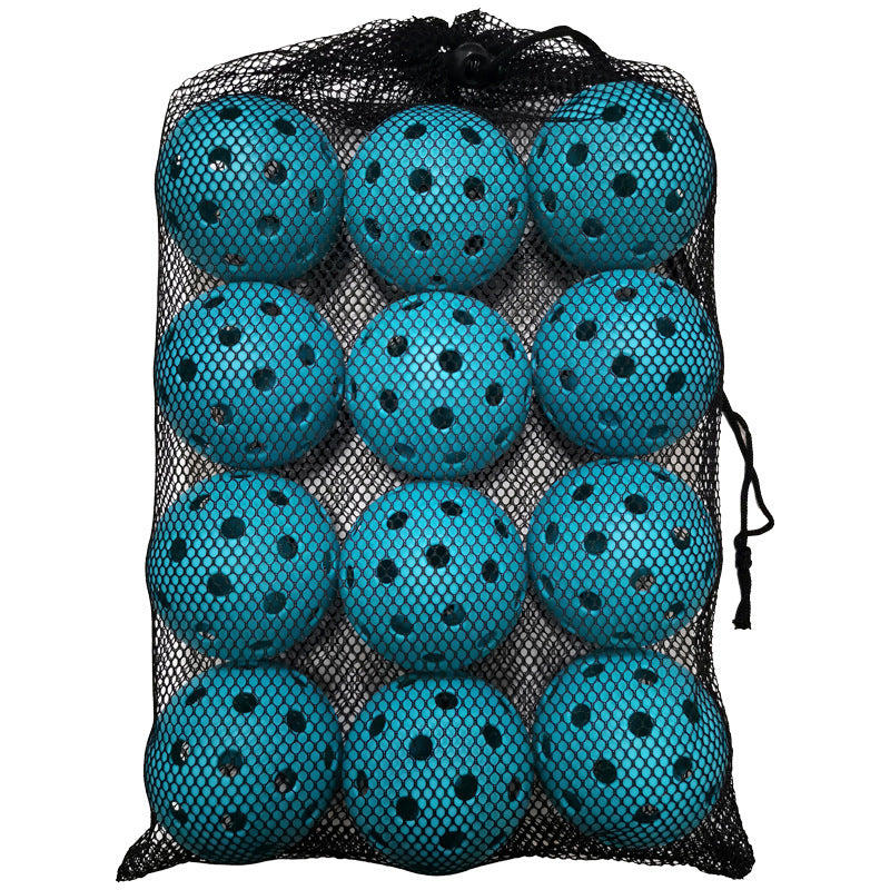 74mm40 Hole 26g Plastic Pickleball Weifu Holed Balls Pickleball Black Net Pocket Suit 12 PCs - HD Wireless Product #10