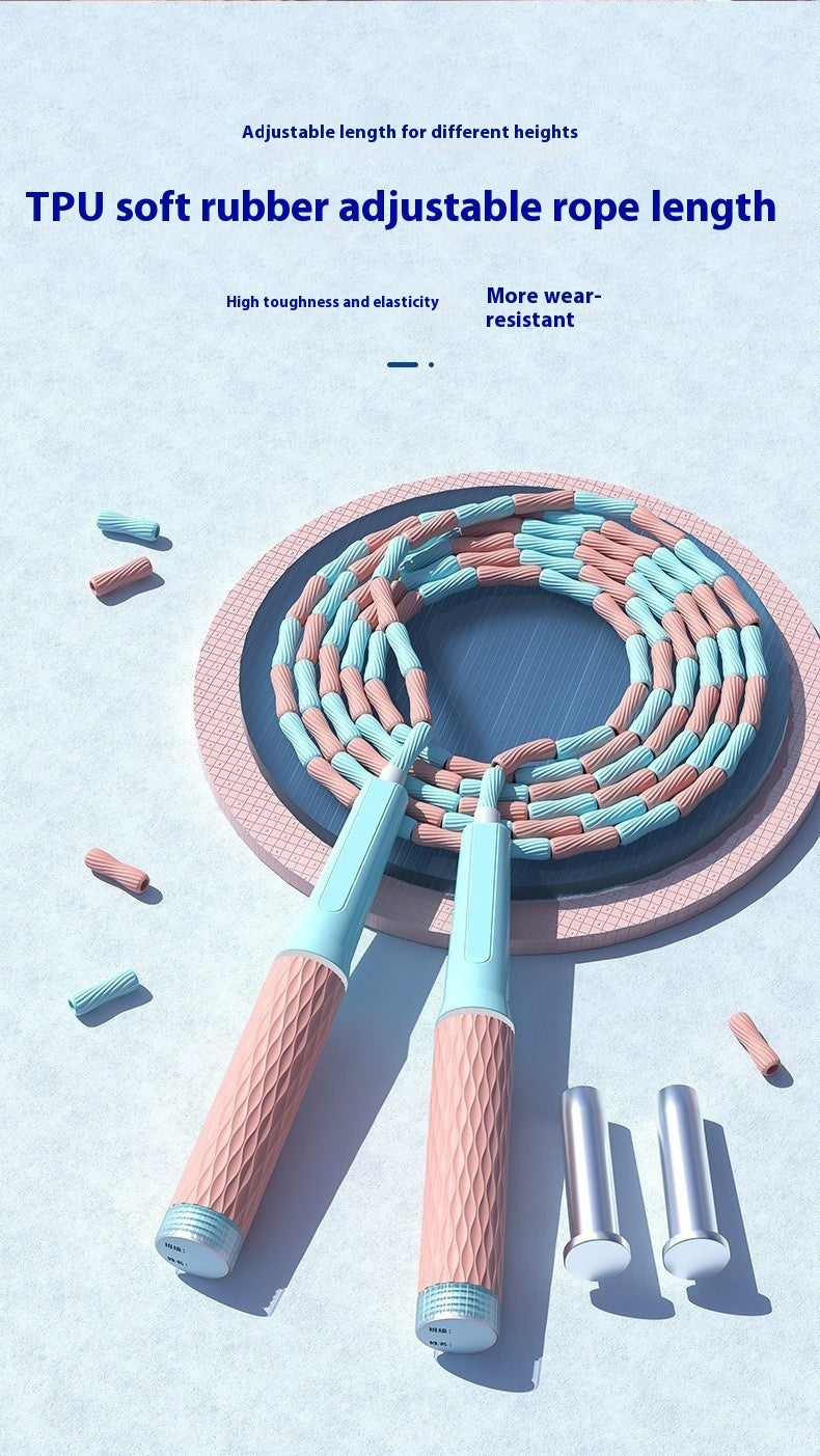 Bamboo Bead Soft Bead Non-knotted Children Fitness Rope 4b851cfa 0e6c 40d8 919e 72d91e4557f5