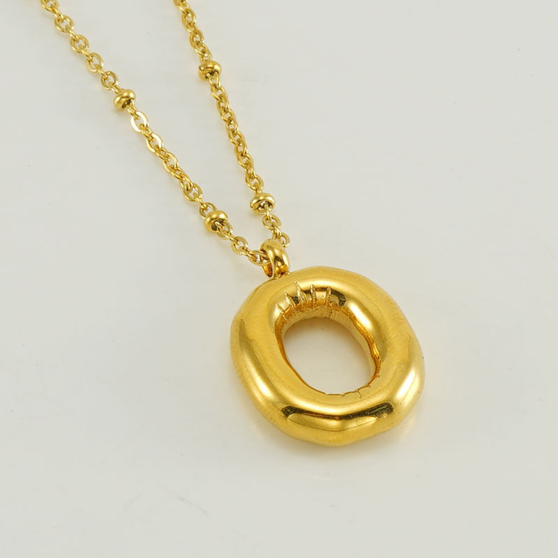 Women's Fashion Bubble Letter Pendant Letter Necklace 4c2da2e5 5138 40c0 90c3 4cd4db68da2e