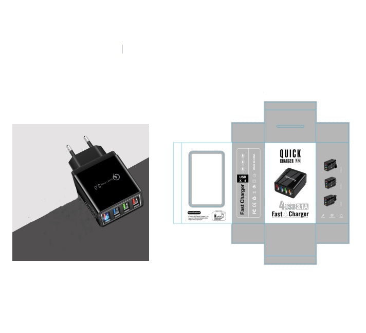 USB Charger Quick Charge 3.0 4 Phone Adapter For Tablet Portable Wall Mobile Charger Fast Charger - 图片 19