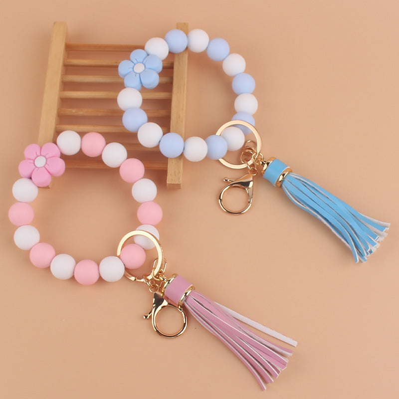 Cartoon Silicone Flower Bracelet Keychain 4c4130ef 2149 4541 9cc3 7461cdf555c7