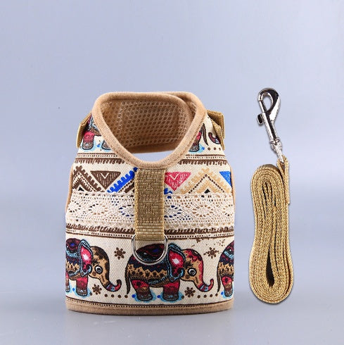 New Dog Leash Clothes Ethnic Style Suit 4c69585d fead 4421 9a4c 8430e09e1de1