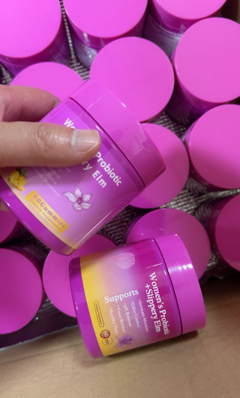 60 Pineapple Flavor Female Probiotic Gummies - HD Wireless Product #3