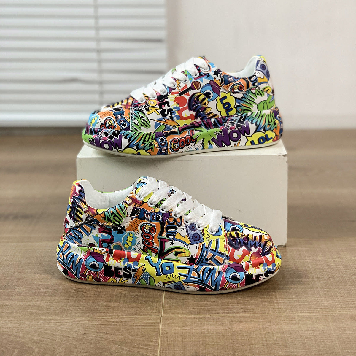 Hand-painted Shoes Women's Platform Casual Shoes Painted Sports 4e38802d 74d5 4764 a9ec fb0cf72bf559