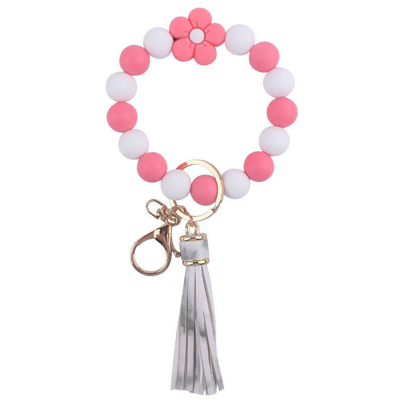 Cartoon Silicone Flower Bracelet Keychain 4e82dc29 8c6b 4570 bd40 3457821cb254