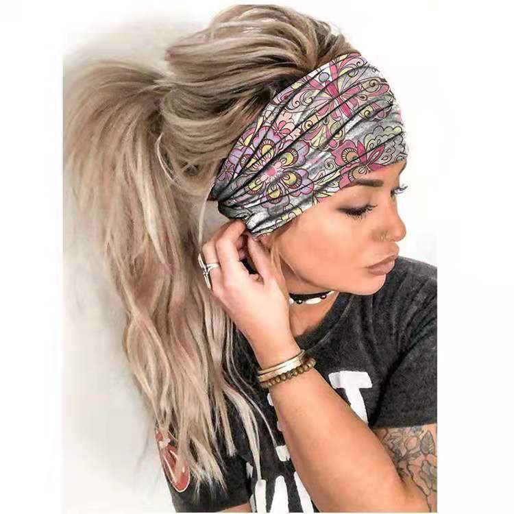 Headscarf For Women Summer New Manufacturers Yoga Width Hair Band 4e8a7aef 1fcd 42e8 8377 e8e57ed15b88