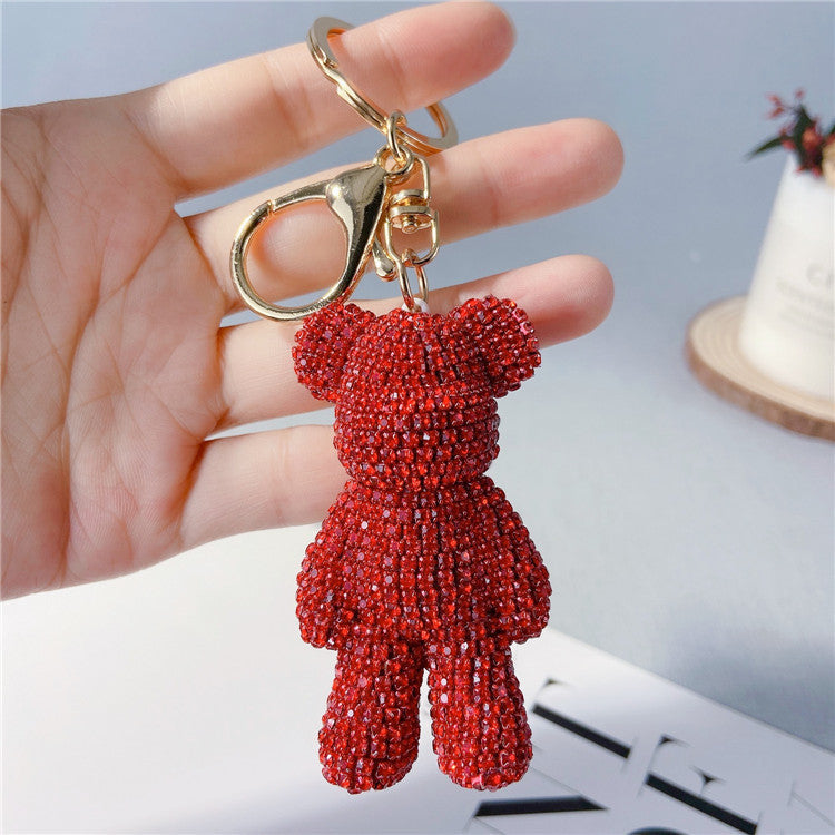 Creative Diamond Cartoon Bear Keychain 4eb79d7a 18e2 4e2f bf6c e77d42598064