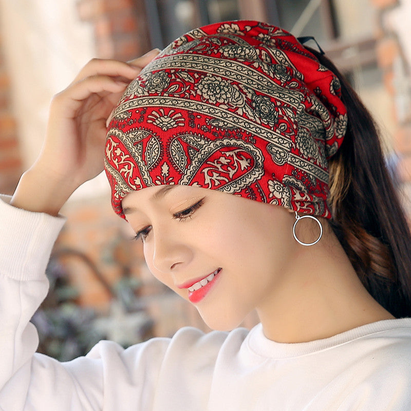 Head Ethnic Wind Series Korean Cashew Flower Bun Head Hat 4eb83500 0097 485d b331 d4f960afce7f