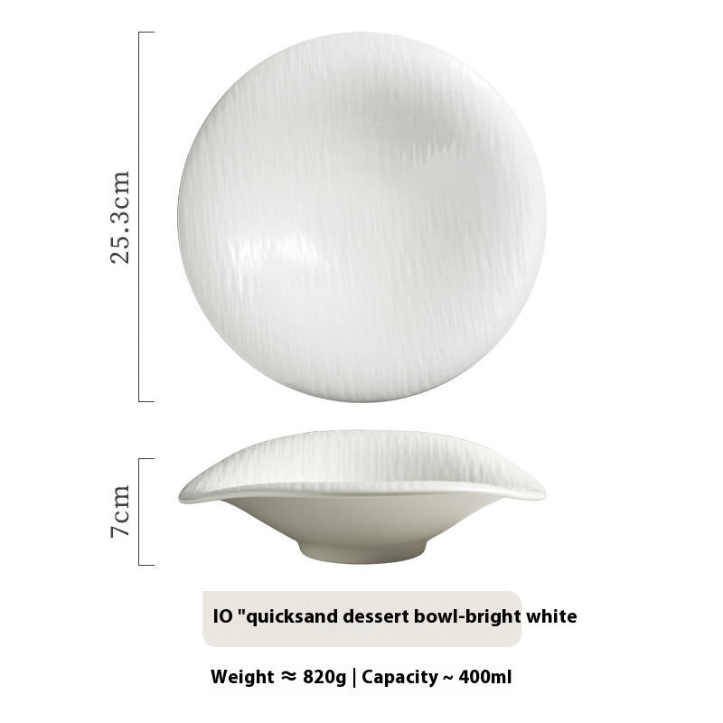 High-grade Creative Strange Shape Light Luxury Ceramic Bowl 4ebfe54c a149 475e 878a a203948c8a06