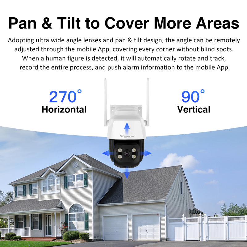 STARCAM C622: The All - in - One Outdoor Waterproof PT Network Camera with WiFi 6 5