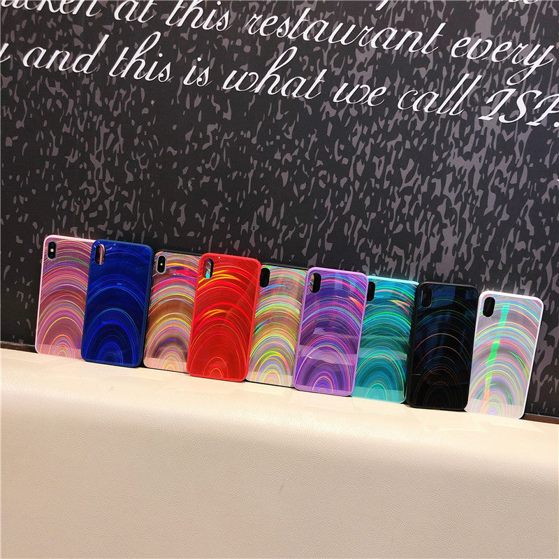 Rainbow Mirror Soft Case Glitter Cover 5010654852729