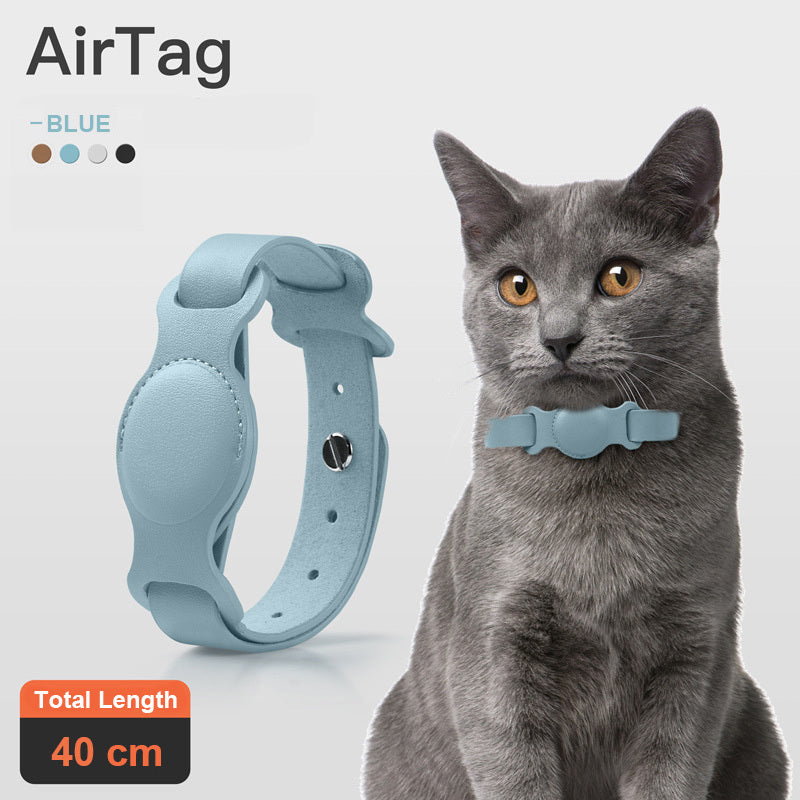 Anti-lost Device Cat And Dog Pet Collar Chain Leather Case 502433a6 d295 4cb6 8c72 1808179a156f