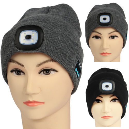 Bluetooth LED Hat Wireless Smart Headset Headphone 505183976651