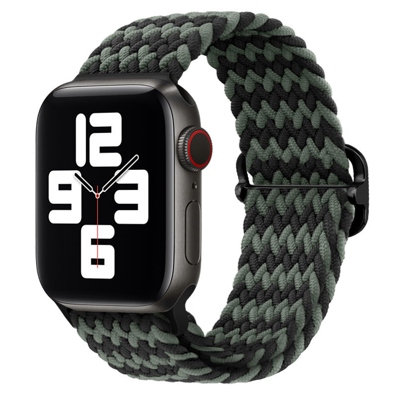 Double Loop Nylon Loop Woven Rainbow Watch Strap 506b6bb7 75c3 454e 87e6 2b21d7802370