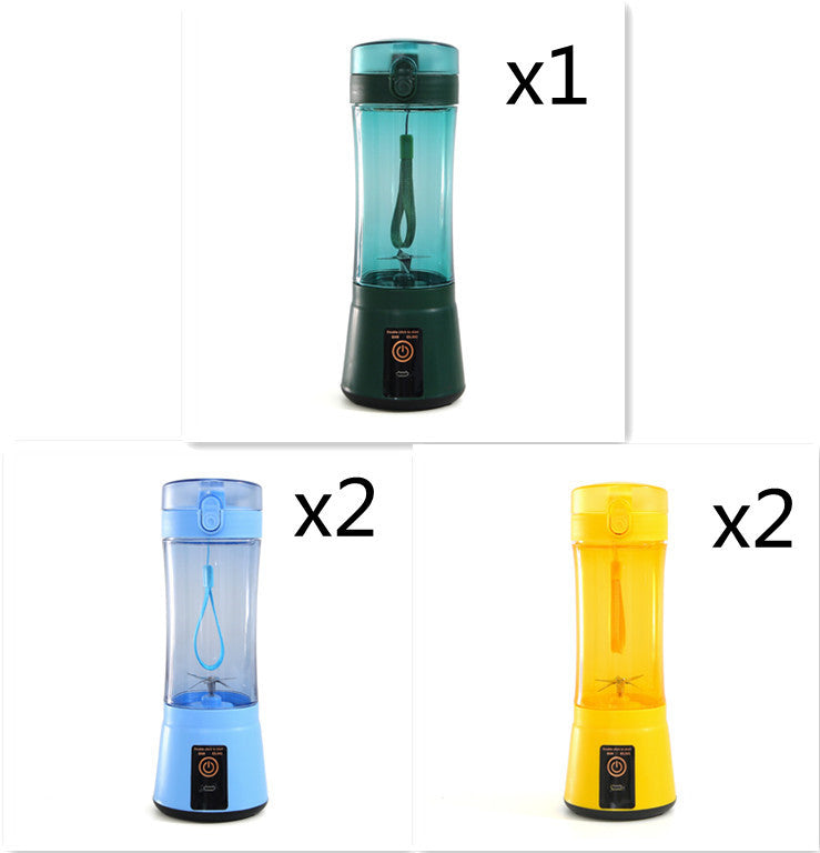 Portable Electric Fruit Juicer Wireless USB Rechargeable Mini Mixer Multifunction Summer Smoothie Blender Machine Kitchen Sup