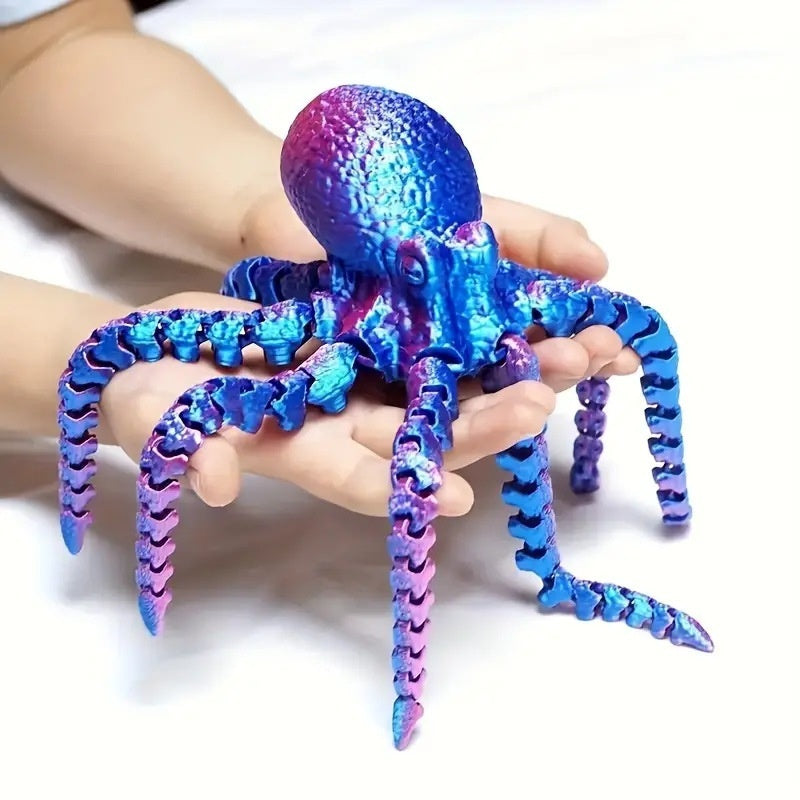Cute Movable Joint Print Octopus Toy 50f7fa48 269c 4e65 b34b 98d17d946ece trans
