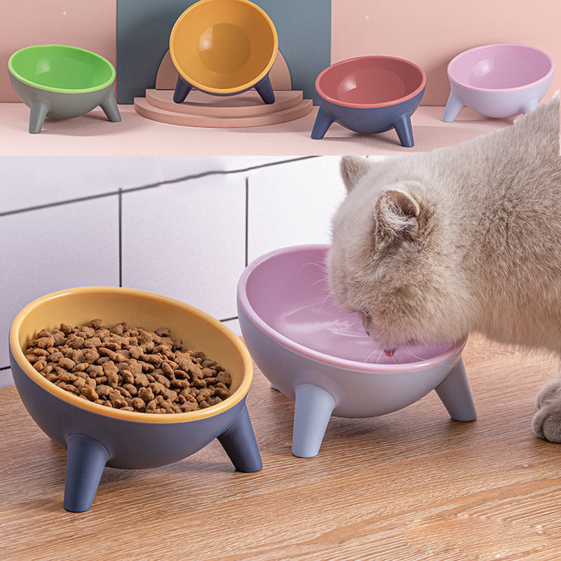 Cat Dog Bowl With Stand Pet Feeding Food Bowls Dogs Bunny Rabbit Nordic Color Feeder Product Supplies Pet Accessories 518791b