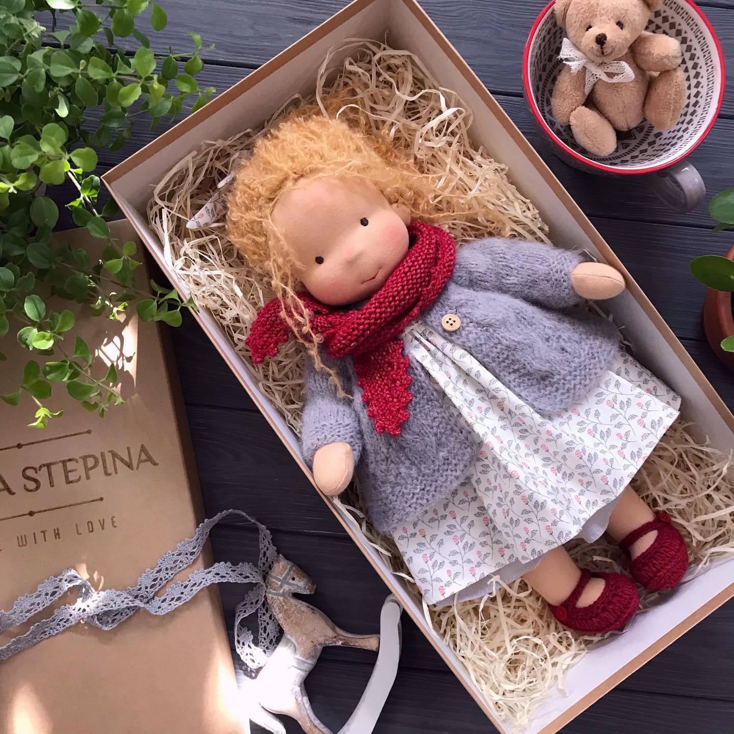 Waldorf Handmade Plush Doll Children's Toy 51f012c6 3d4d 4164 88a2 5aee17faf542