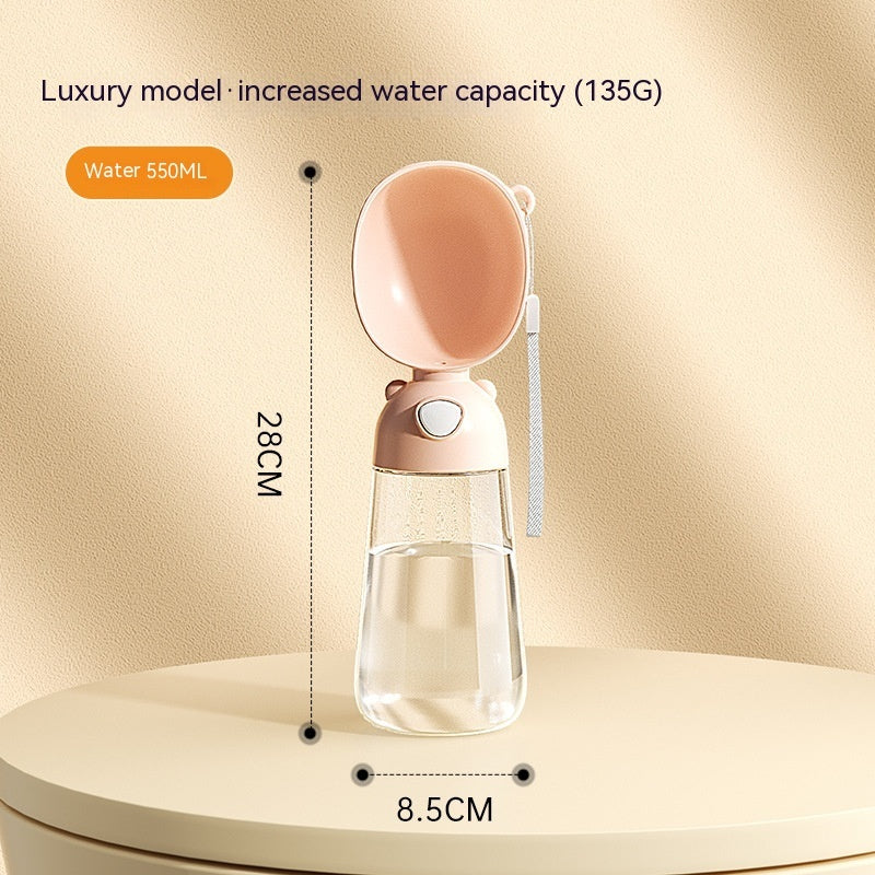 Portable Dog Water Bottle Food And Water Container For Pet Pets Feeder Bowl Outdoor Travel Drinking Bowls Water Dispenser 523