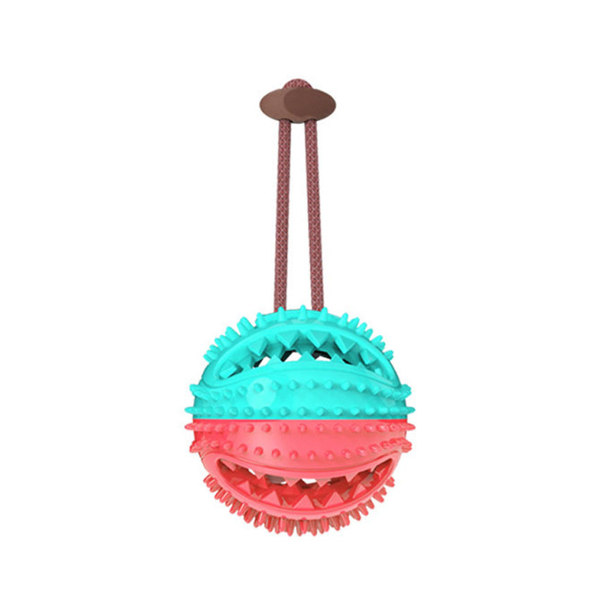 Dog Toys Silicon Suction Cup Tug Interactive Dog Ball Toy For Pet Chew Bite Tooth Cleaning Toothbrush Feeding Pet Supplies 52