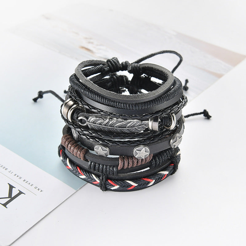 Multilayer Leather Bracelet For Men 53173720404