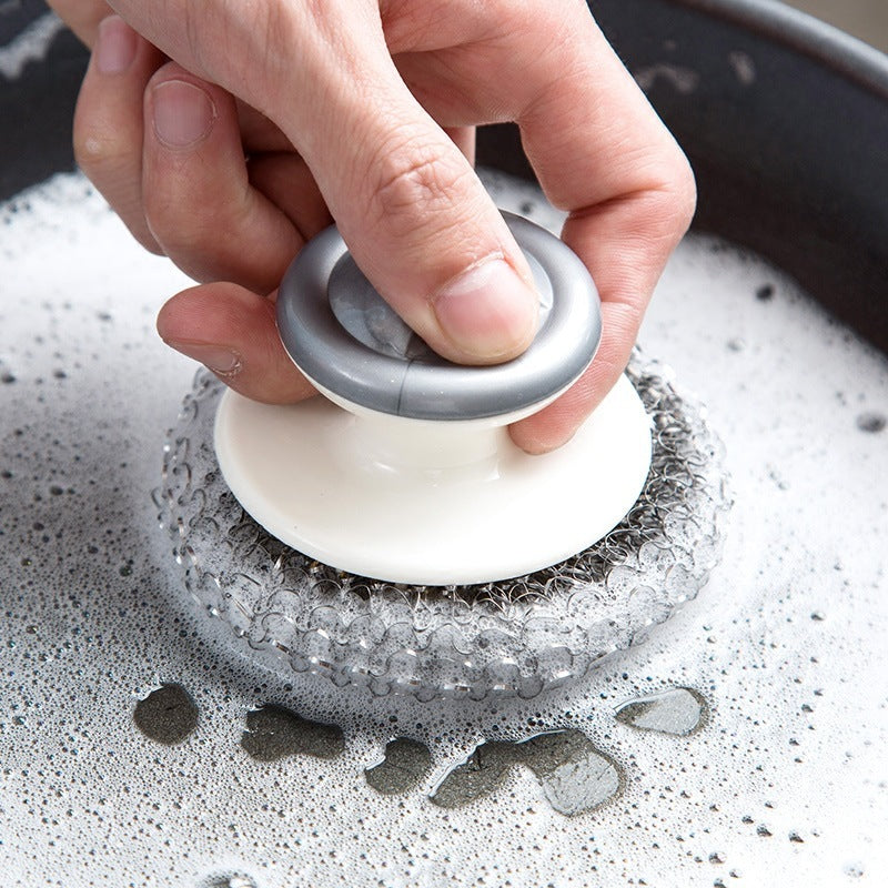 Stainless Steel Wool Scrubber, Scrubbing Scouring Pad, Steel Wool Scrubber For Kitchens, Bathroom And Kitchen Pots, Pans, Sin