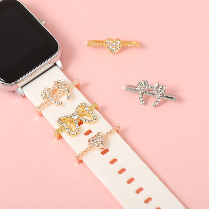 Creative Silicone Strap Buckle Accessories Bow Decorative Ring 53b2abef c605 4709 a96b 89dec7dacf19