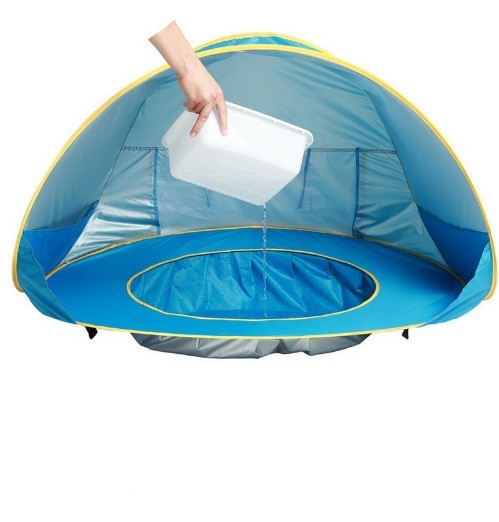 Baby Beach Tent Kids Outdoor Camping Easy Fold Up Waterproof Up Sun Awning Tent UV-protecting 541552044121