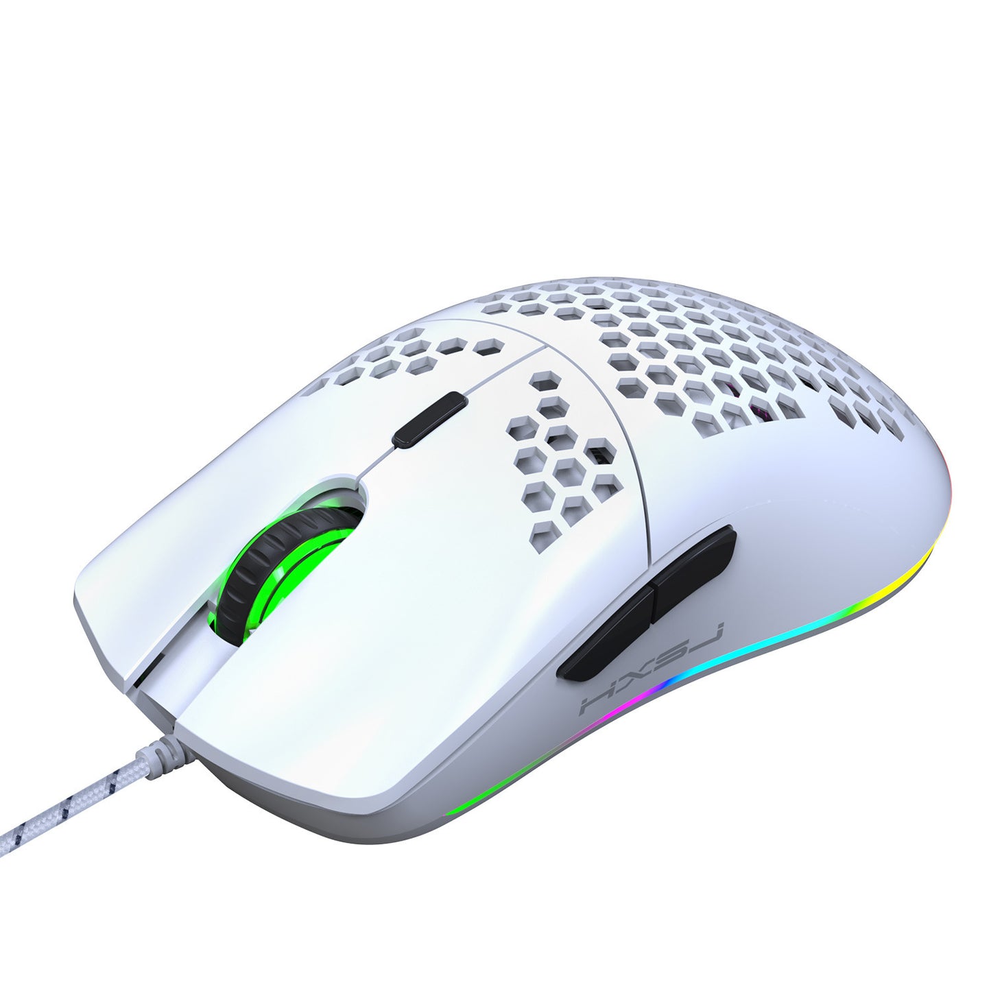 Lightweight Honeycomb Shell Hole Game Wired Mouse - 图片 6