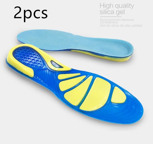 Silicon Gel Insoles Foot Care for Plantar Fasciitis Heel Spur Running Sport Insoles Shock Absorption Pads Arch Orthopedic Ins