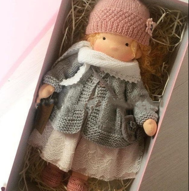 Handmade Plush Doll Golden Curly Girl Finished Product 55529699 2168 4bb8 b01f 06c53dbe1037