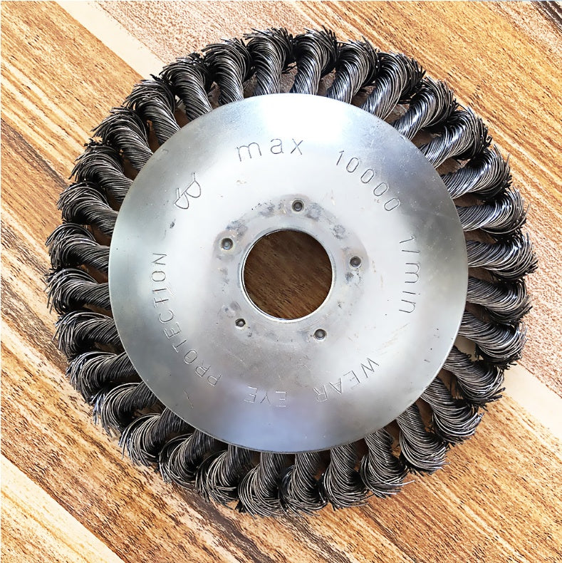 Lawn Mower Head Twist Wire Bowl Wire Rust Removal 557368997832