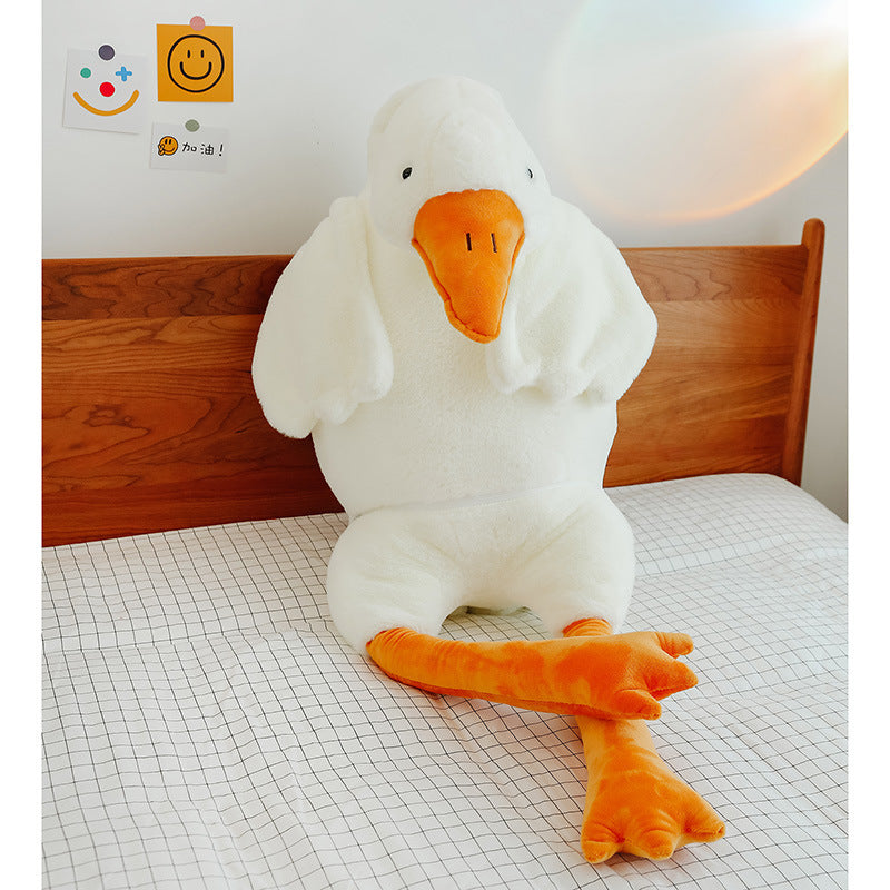 Cute Big White Geese Pillow Plush Toy 557d81dd 1dc6 4c8a bb01 23302751dd96