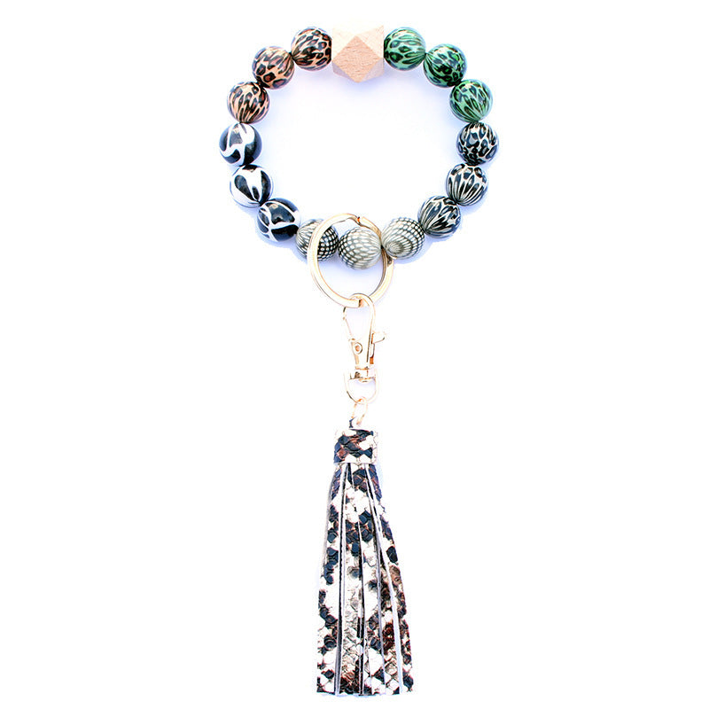Creative Wooden Bead Bracelet Keychain 55a2a6cc 645e 4813 87b9 af9bafa0c544