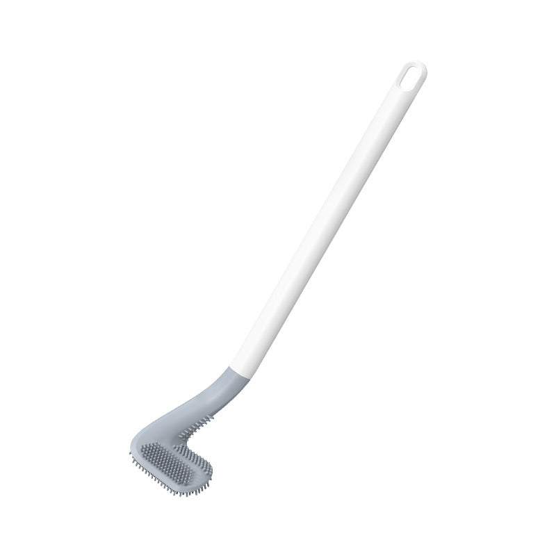 Golf Toilet Brush Wall-Mounted Cleaning Tools Silicone Flexible Bristles Brush Bathroom WC Accessories Cleaning Brush Tools 5