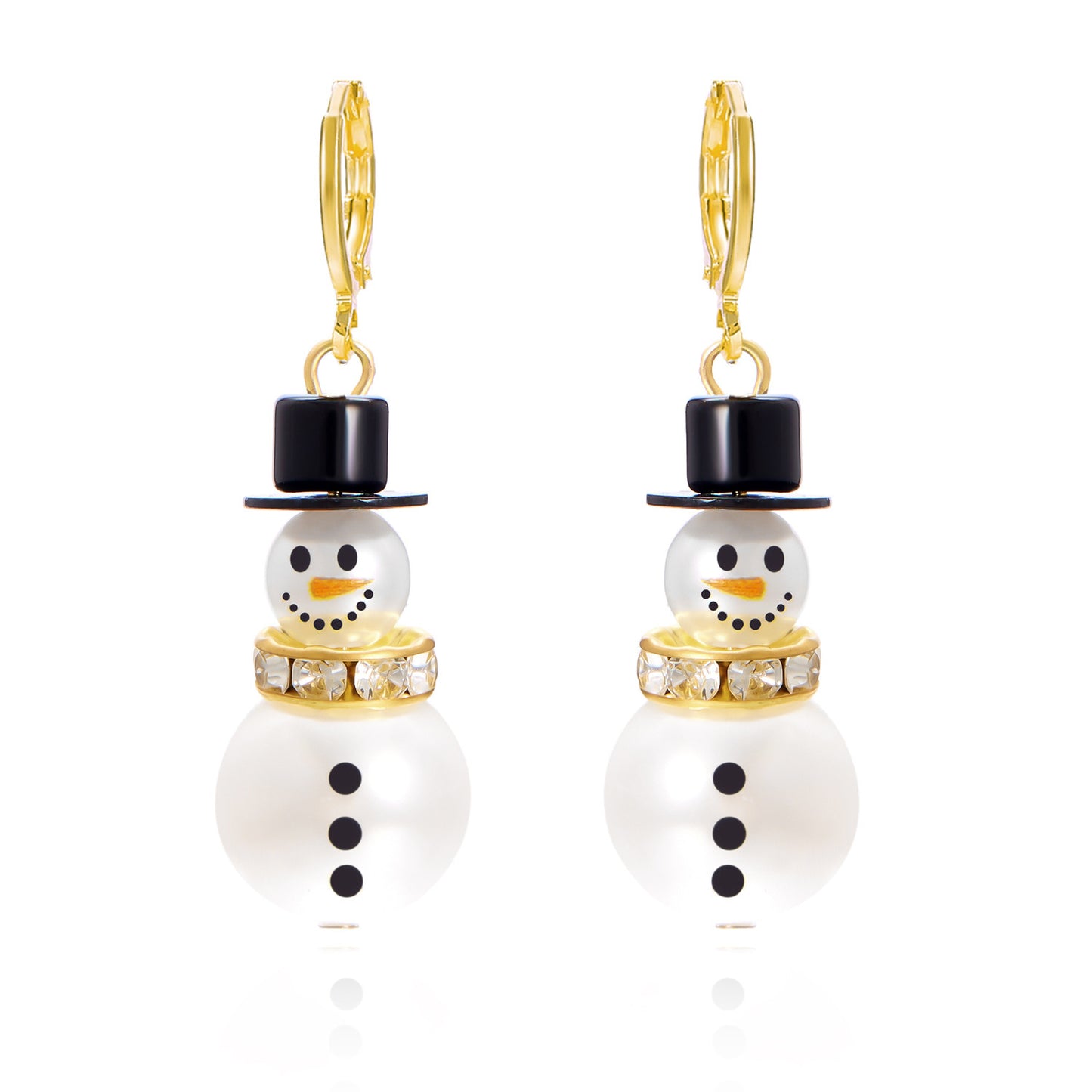 Women's Fashion Christmas Snowman Pendant Earrings 564f5039 314b 4cb1 beef a1f173083387