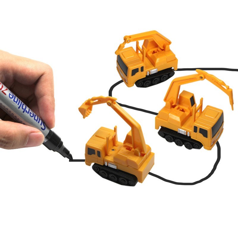 Engineering Vehicles MINI Magic Pen Inductive Children's Truck Tank 567618426480