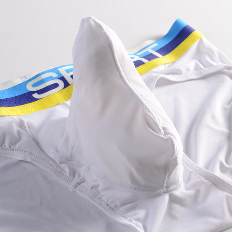 Sexy Three-dimensional Bullet Separation Bag Men's Underwear Panties Nylon Breathable Elastic Ice Silk Fabric 56cfef79 760a 4