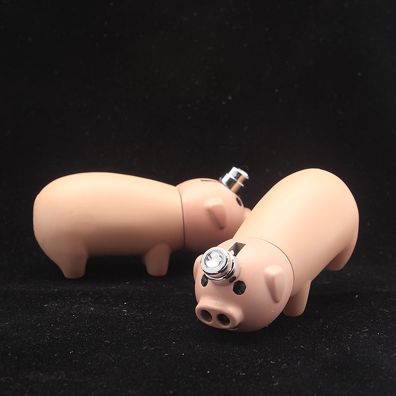 TB928 Mr Pig Double Fire Flame Lighter 56e69767 6c91 4112 9ff2 8ab703ef14ea