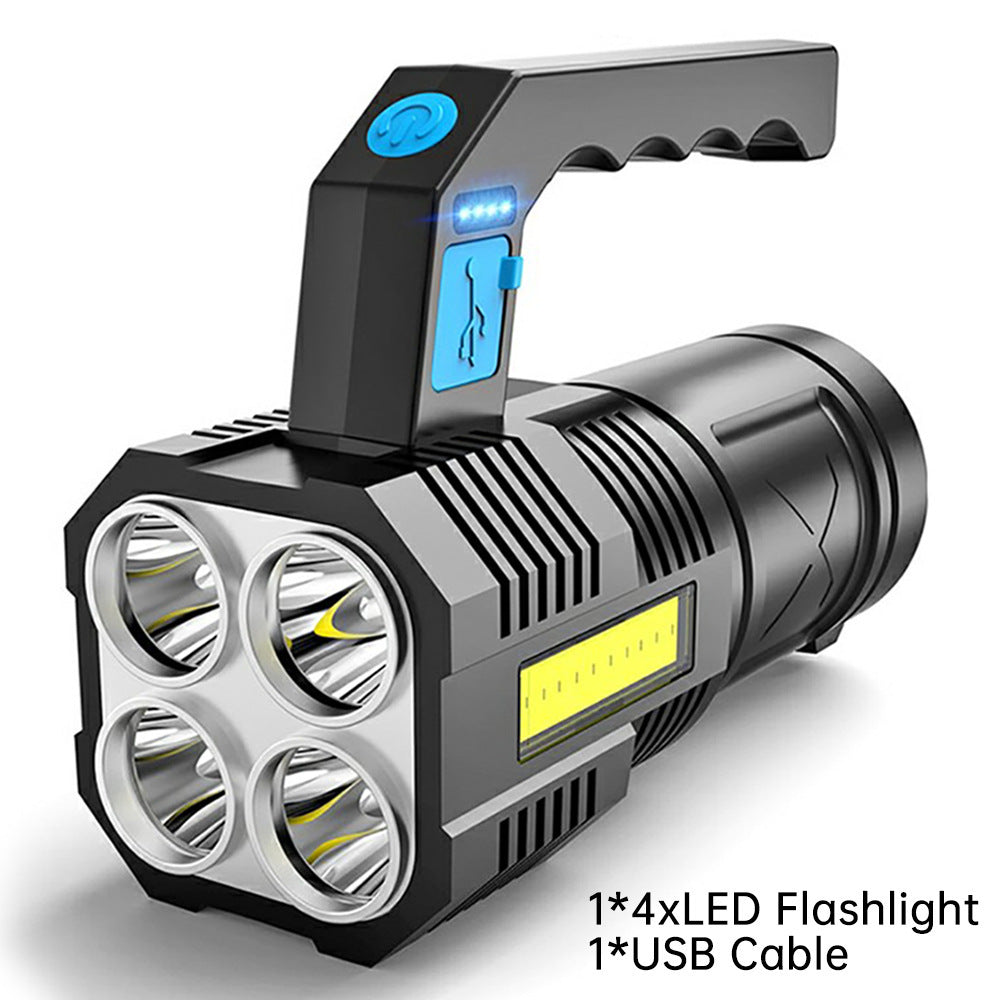 Four Core Flashlight Strong Charging Outdoor Super Bright Far Shooter Lantern 56fed85c 3a8e 411e bc07 15dab22ef7e1
