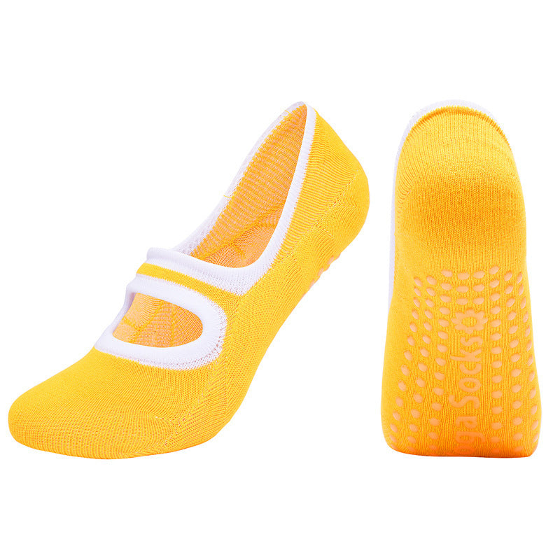 Open-back non-slip gym indoor floor socks 57499067106