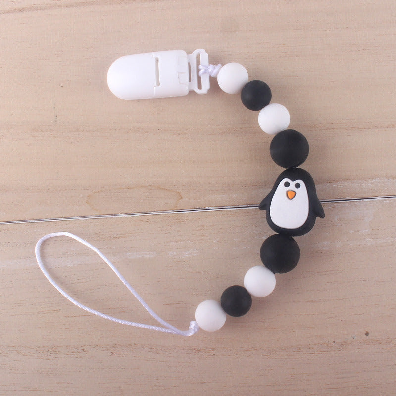 Baby silicone nipple chain clip 5782827447528