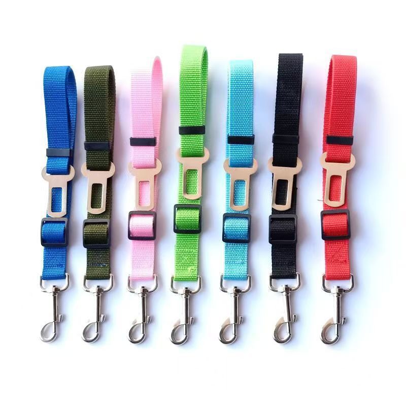 Pet Supplies Dog Car Dog Seat Belt Harness Leash Dog Collar Adjustable Seatbelt Leash For Small Medium Dog Traveling Accessor